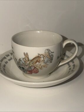Wedgewood Beatrix Potter Peter Rabbit Cup and Saucer
